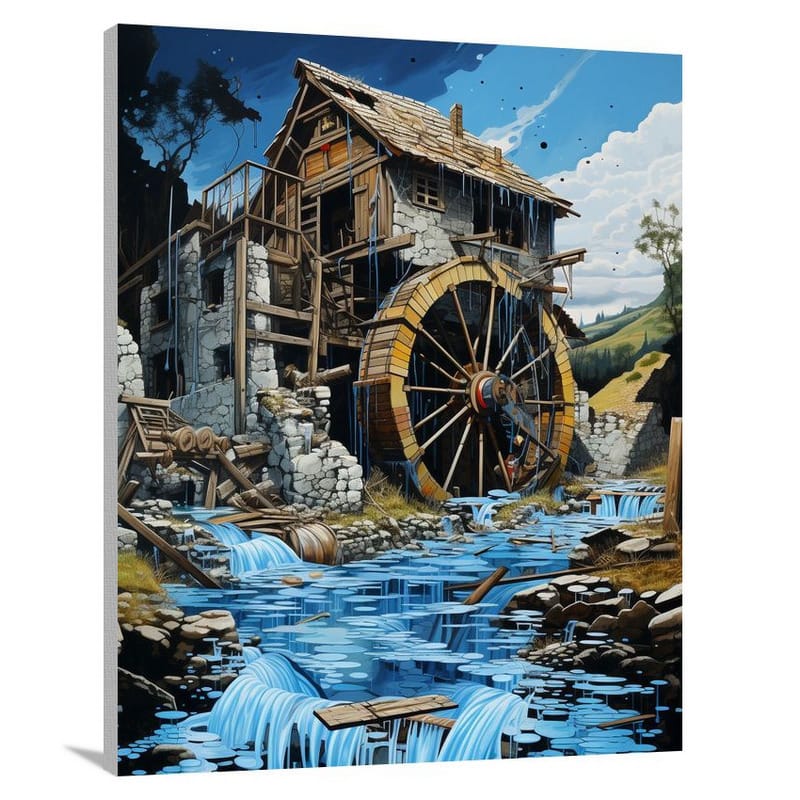 Resilience: Watermill's Hope - Canvas Print