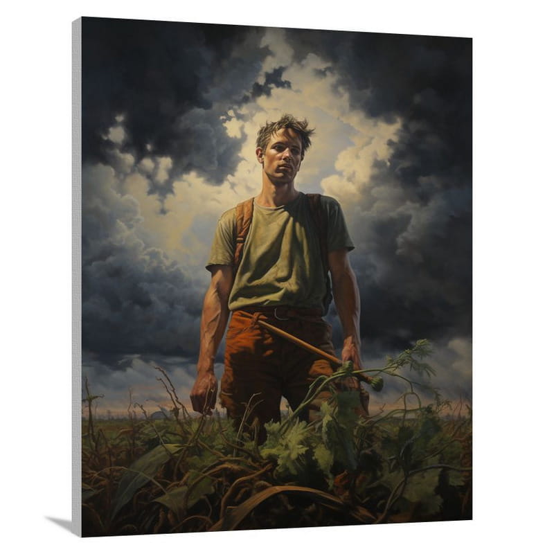 Resilient Farmer - Canvas Print