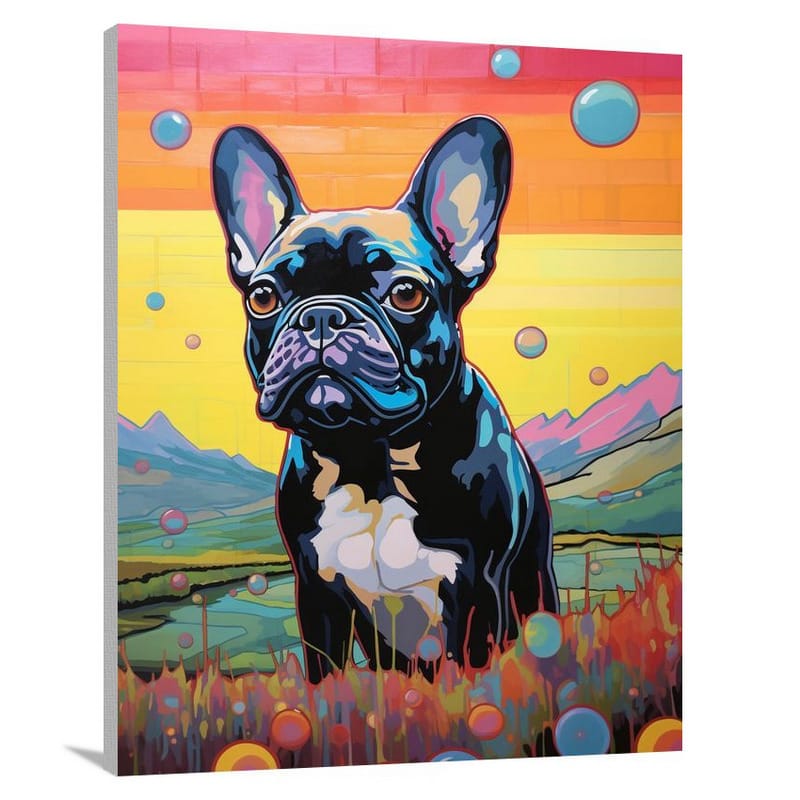 Resilient French Bulldog - Canvas Print