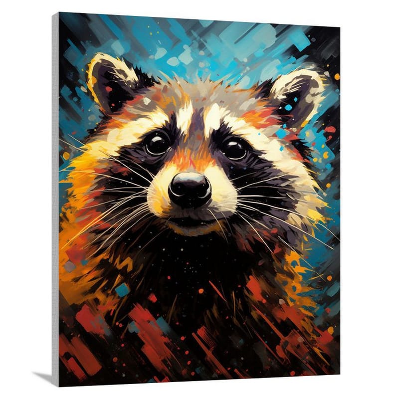 Resilient Raccoon - Canvas Print