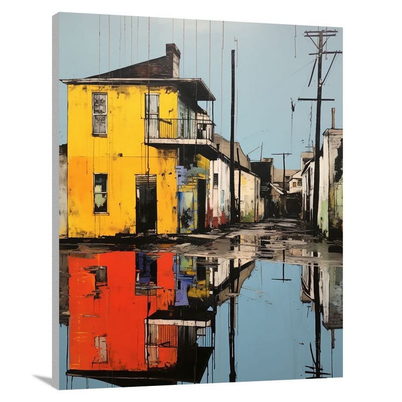 Resilient Reflections: New Orleans - Canvas Print