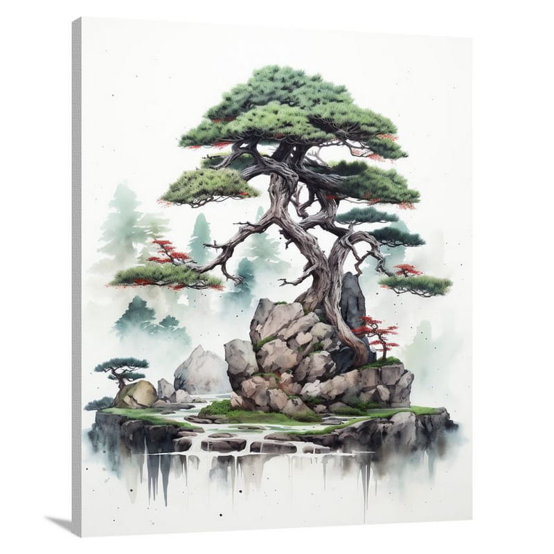 Resilient Serenity: Japanese Culture - Canvas Print