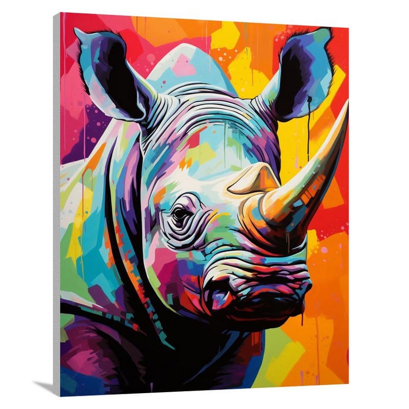 Rhinoceros Resurgence - Canvas Print