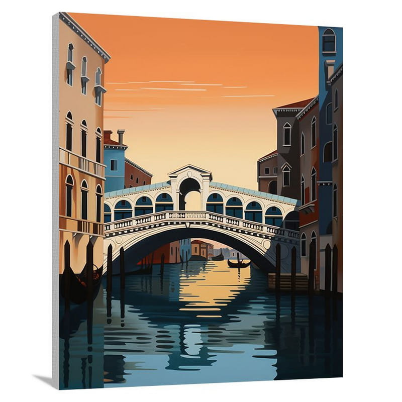 Rialto Bridge: Architectural Mystique - Canvas Print
