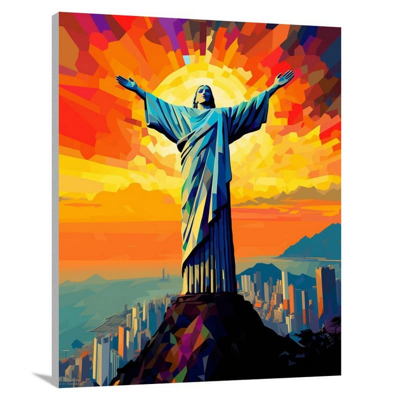 Rio de Janeiro Embrace - Canvas Print