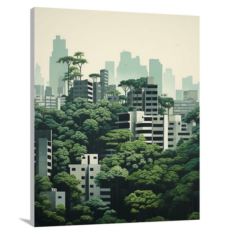 Rio's Urban Jungle - Canvas Print