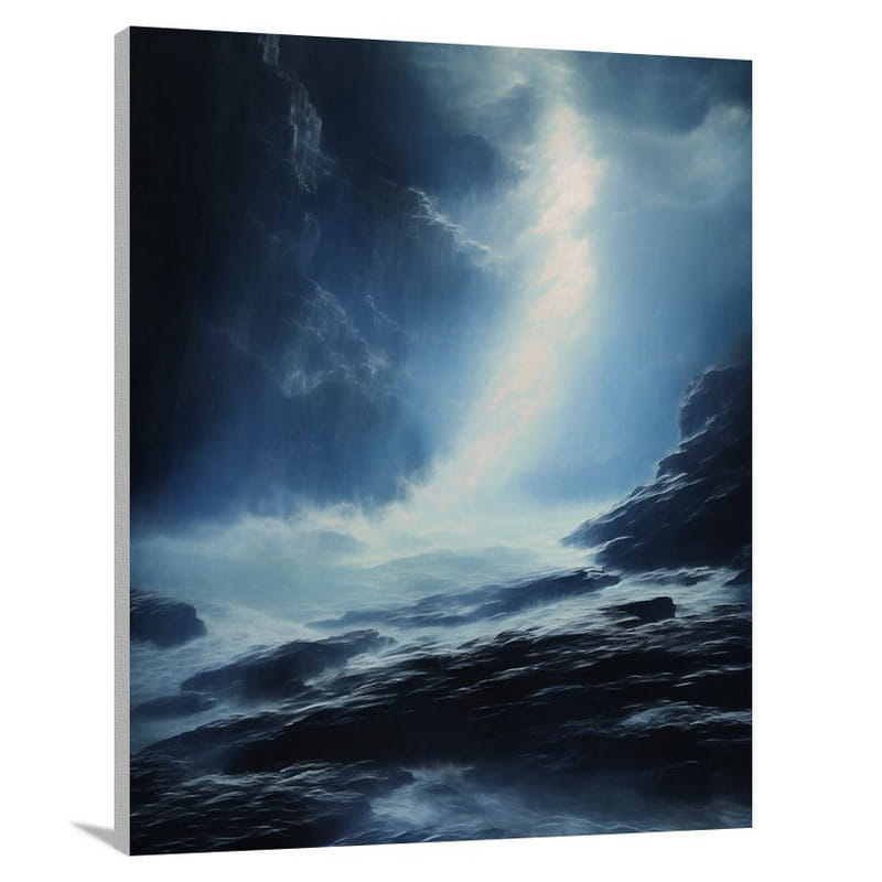 River's Electrifying Spectacle - Canvas Print