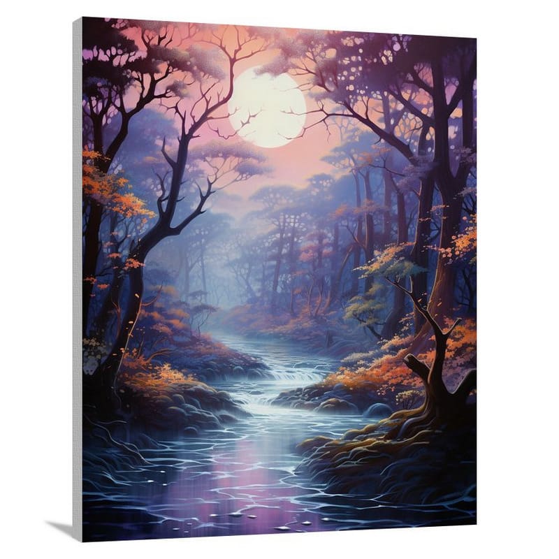 River's Mystical Journey - Canvas Print