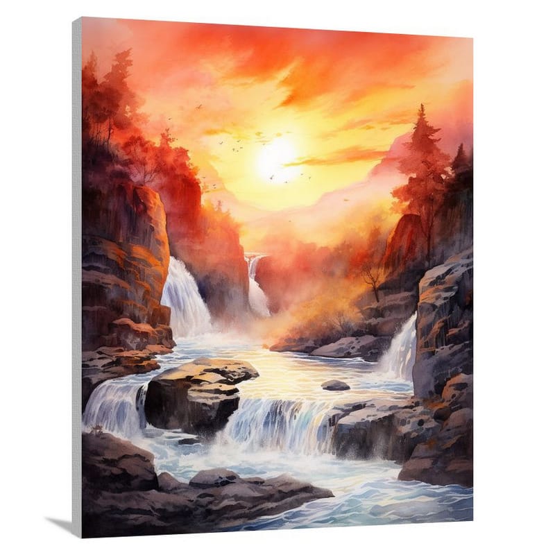 River's Serenade - Canvas Print