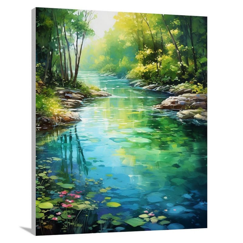 River's Serenity - Canvas Print