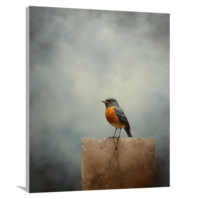 Robin's Resilience - Canvas Print