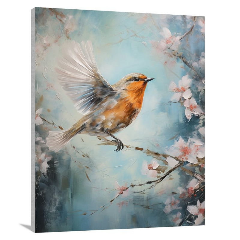 Robin's Symphony - Canvas Print