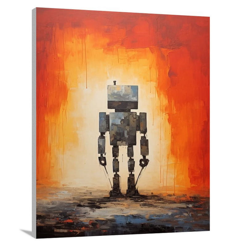 Robot's Quest - Canvas Print