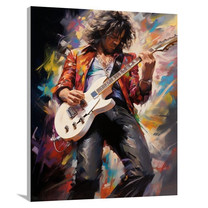 Rock-n-Roll Rhapsody - Impressionist - Canvas Print