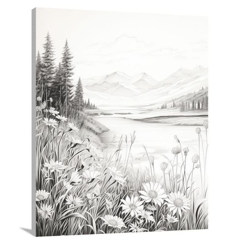 Rocky Mountain Serenity - Canvas Print