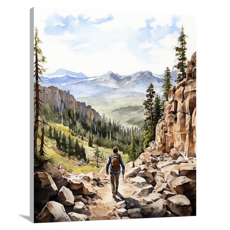 Rocky Mountain Wanderer - Canvas Print