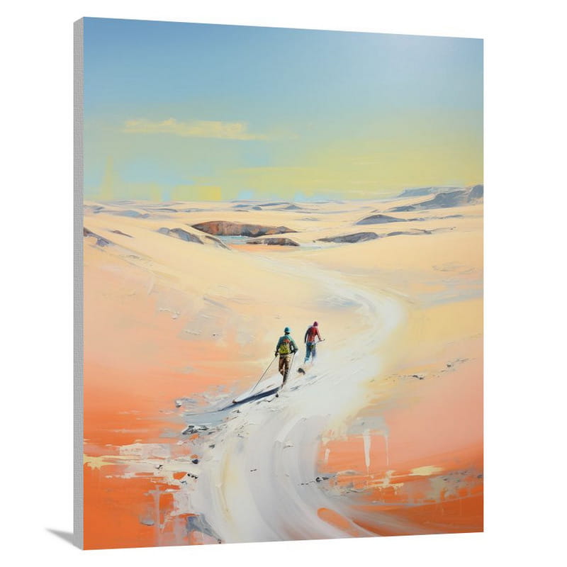 Rollerblading Oasis - Contemporary Art - Canvas Print