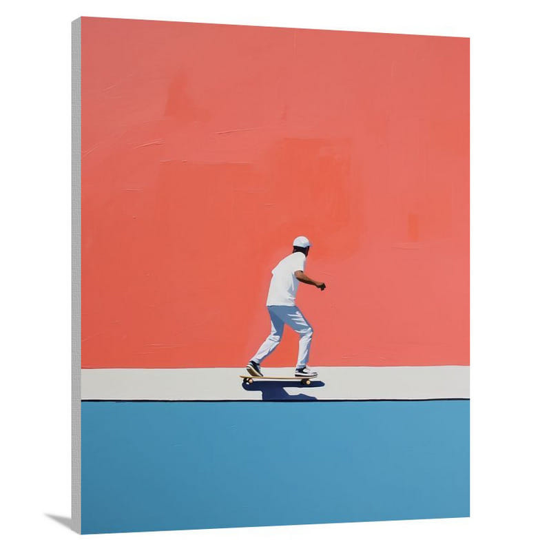 Rollerblading Revival - Canvas Print