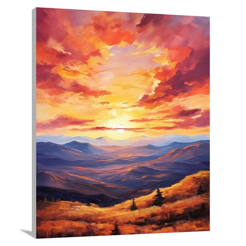 Romanian Sunset - Canvas Print
