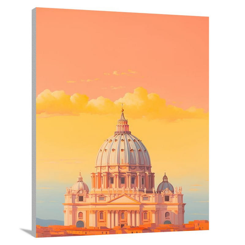 Rome's Majestic Sky - Canvas Print