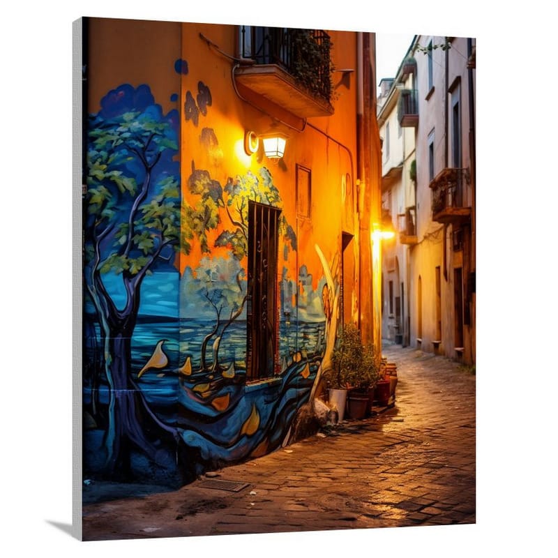 Rome's Vibrant Alleys - Canvas Print