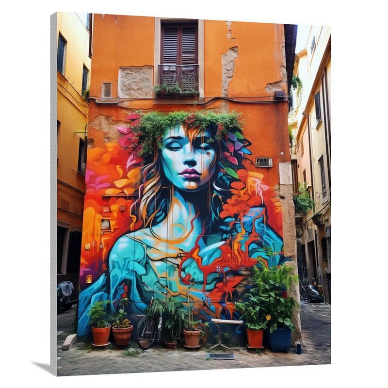 Rome's Vibrant Streets - Canvas Print