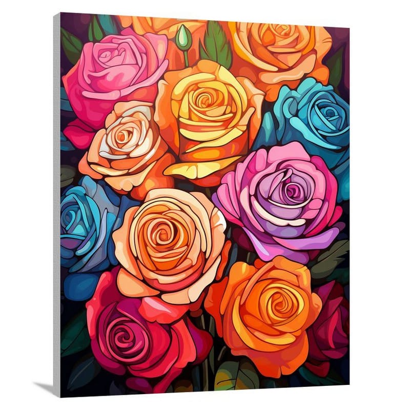 Rose Symphony - Canvas Print