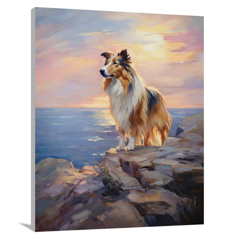 Rough Collie Majesty - Canvas Print