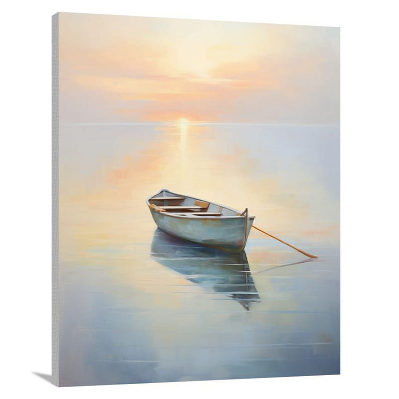 Rowboat's Serenity - Canvas Print
