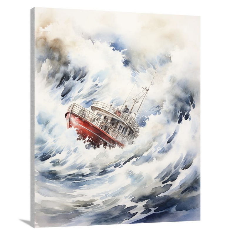 Rowboat's Triumph - Canvas Print