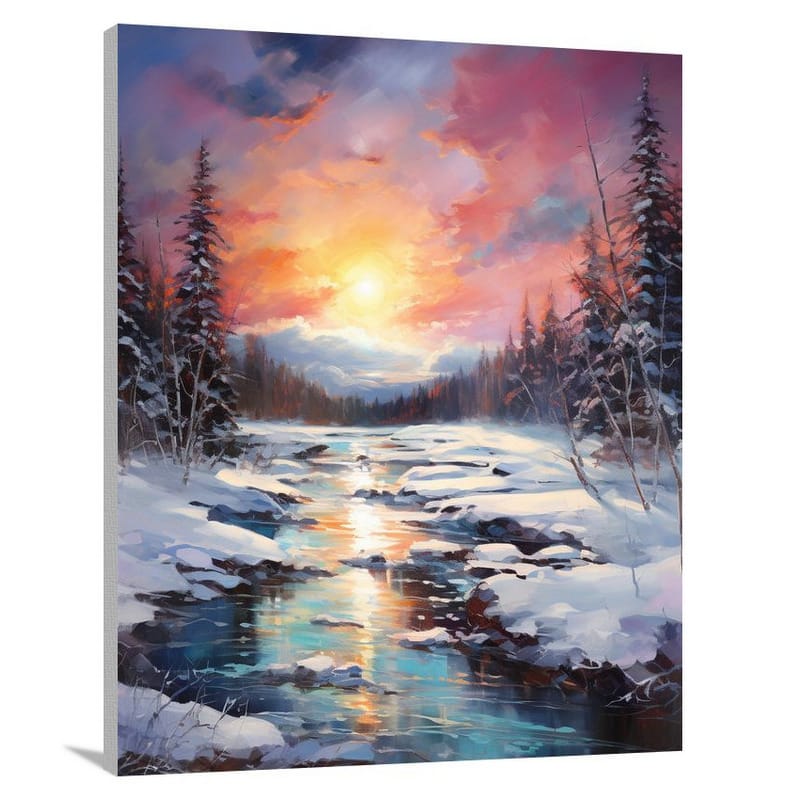 Russia's Enchanting Glow - Canvas Print