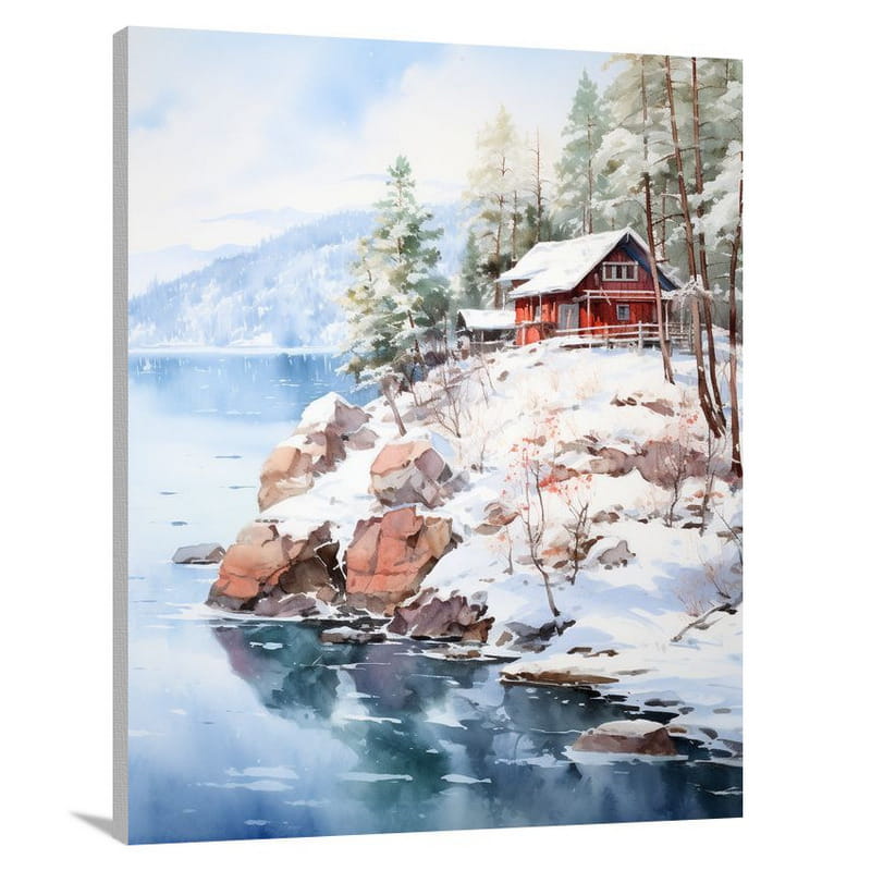 Russia's Serene Reflection - Canvas Print