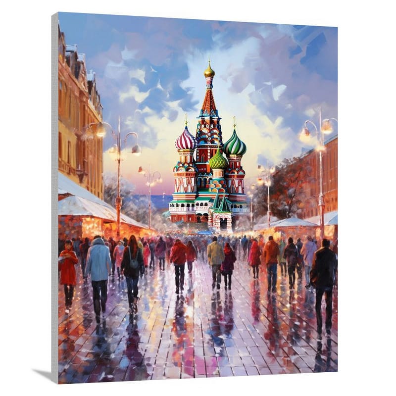 Russia's Vibrant Tapestry - Canvas Print