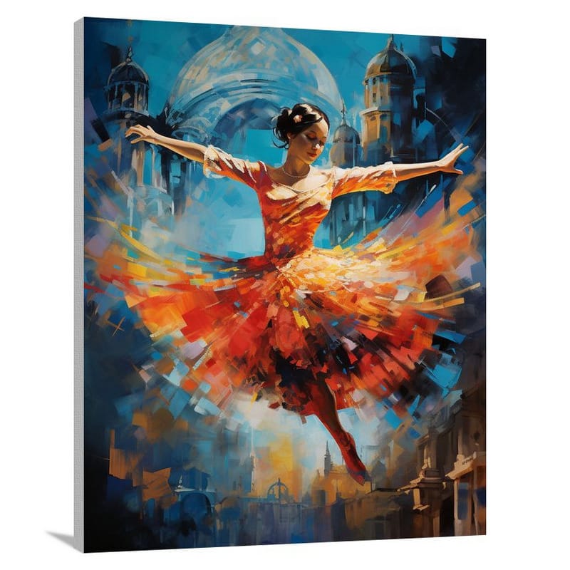 Russian Ballet in Asian Splendor - Pop Art - Canvas Print