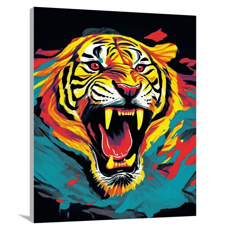 Sabertooth Tiger: Reign of Legends - Canvas Print