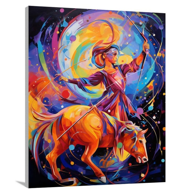 Sagittarius' Bold Journey - Canvas Print