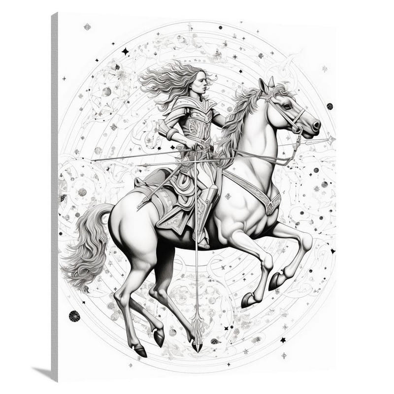 Sagittarius Safari - Canvas Print