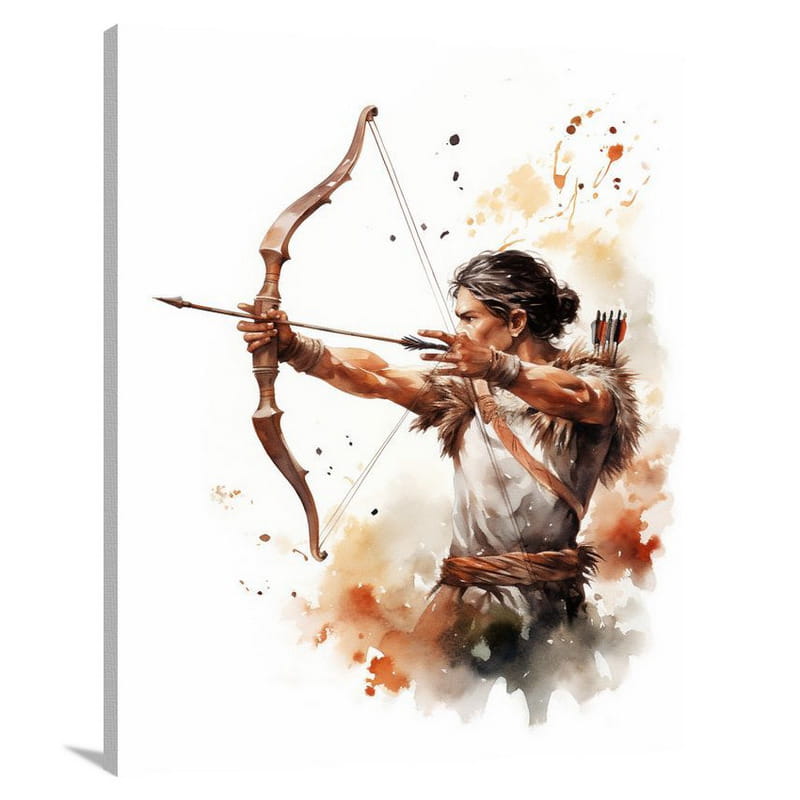 Sagittarius: The Archer's Aim - Canvas Print