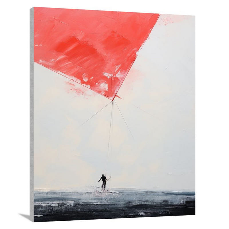 Sailing with the Wind - Minimalist - Canvas Print