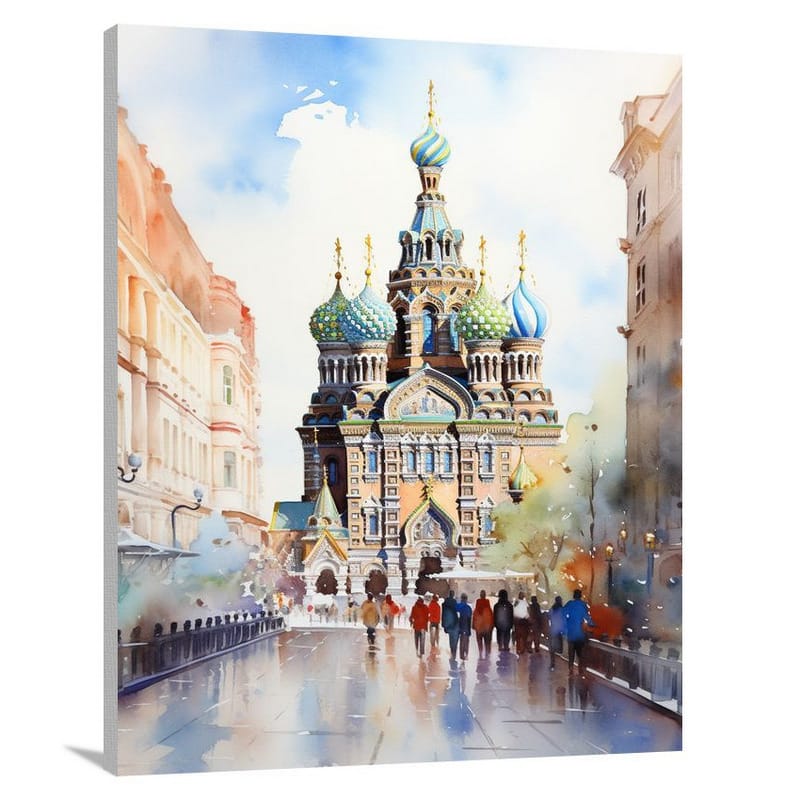 Saint Petersburg's Silk Road Symphony - Canvas Print