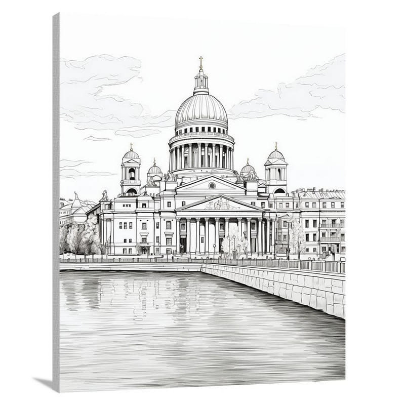 Saint Petersburg Twilight - Canvas Print