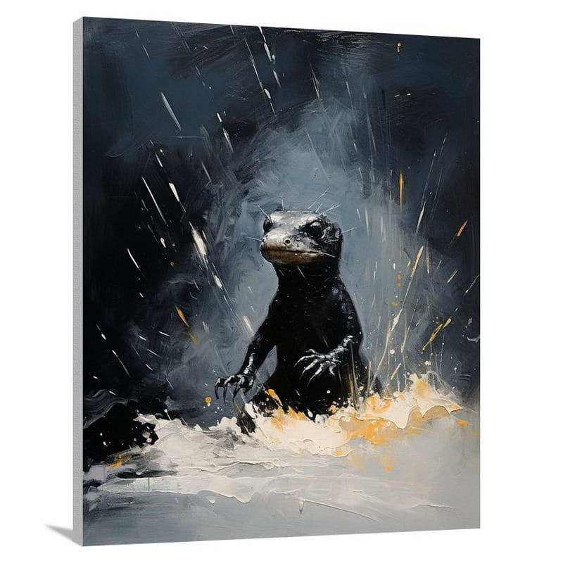 Salamander's Resilience - Canvas Print