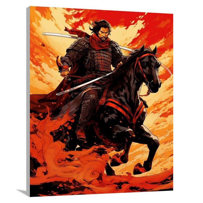 Samurai's Ride - Canvas Print