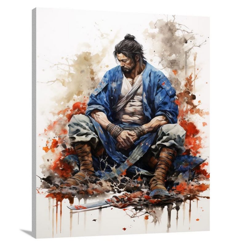 Samurai's Solace - Canvas Print