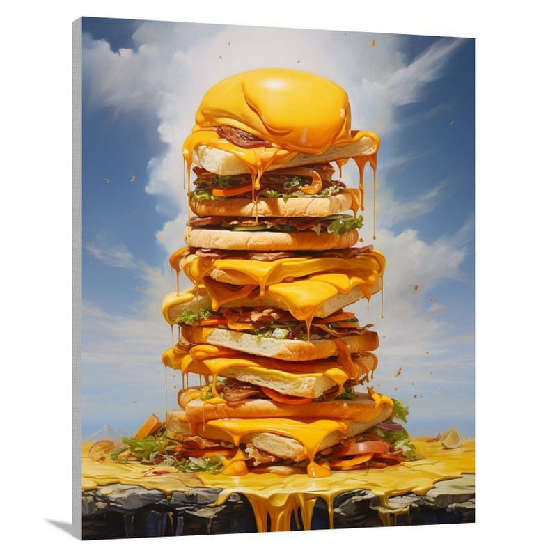 Sandwich Symphony - Canvas Print