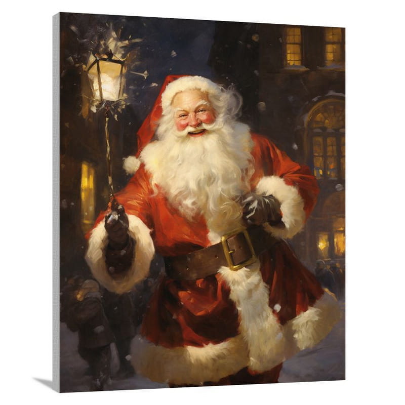 Santa Claus: A Decorative Journey - Canvas Print