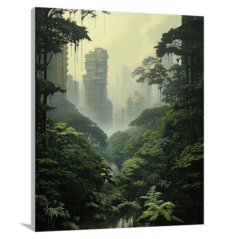 Sao Paulo: Enigmatic Mist - Canvas Print