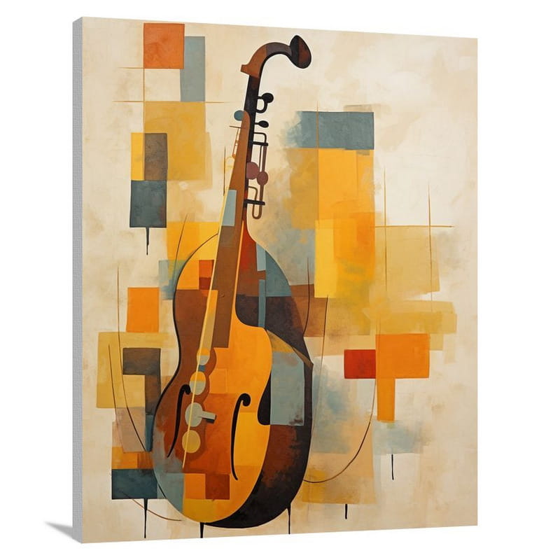 Saxophone - Minimalist - Minimalist - Canvas Print