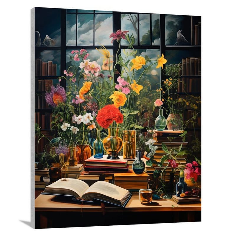 Science Blooms - Canvas Print