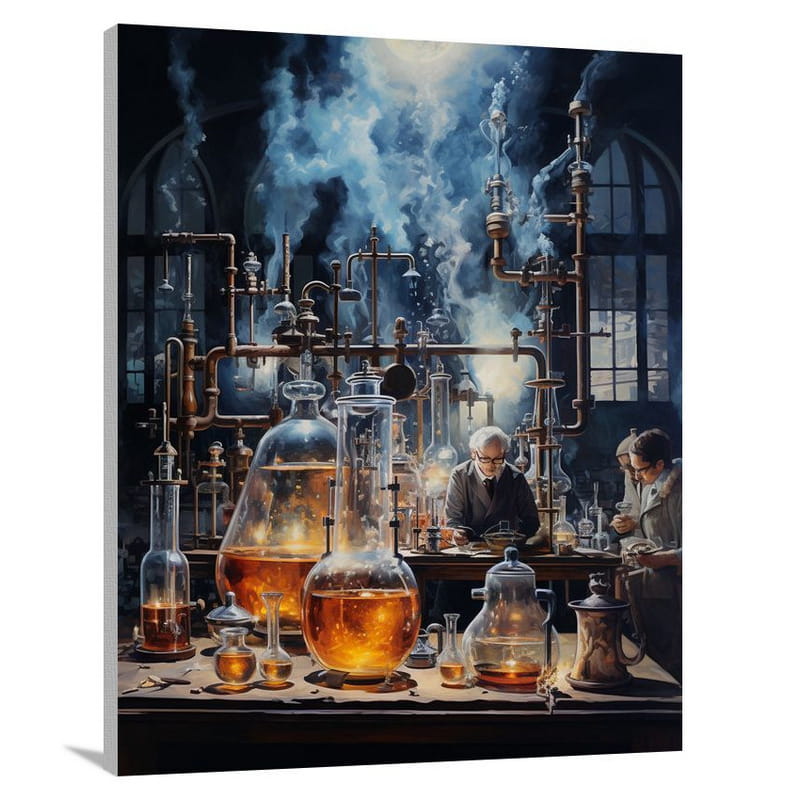 Science Unveiled - Contemporary Art - Canvas Print
